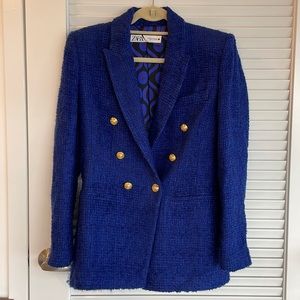 Zara Royal Blue Blazer